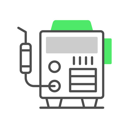 Welding Machine Creative Icons Designのイラスト素材