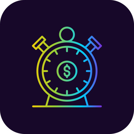 Money Hour Iconのイラスト素材
