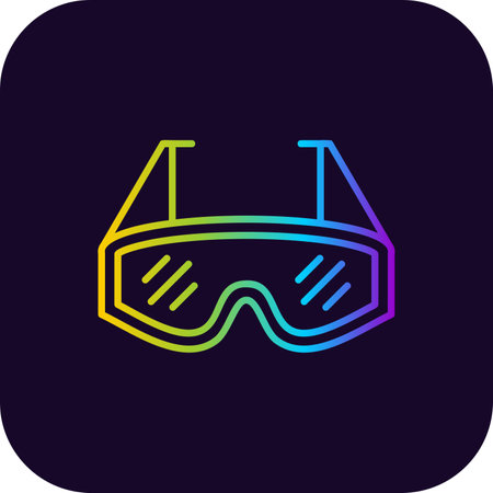 Lab Glasses Iconのイラスト素材