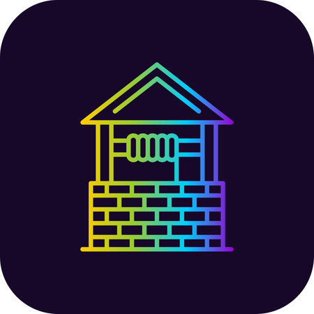 Water Well Iconのイラスト素材