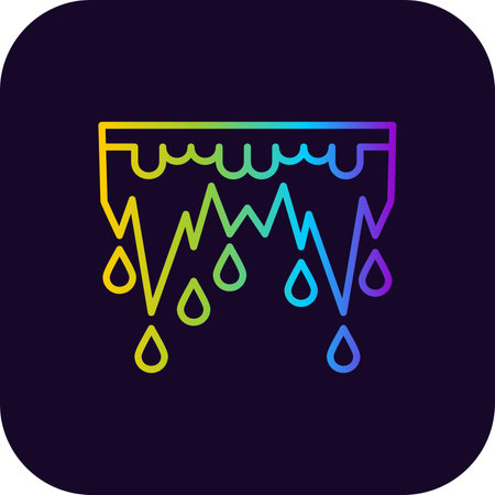 Icicle iconのイラスト素材