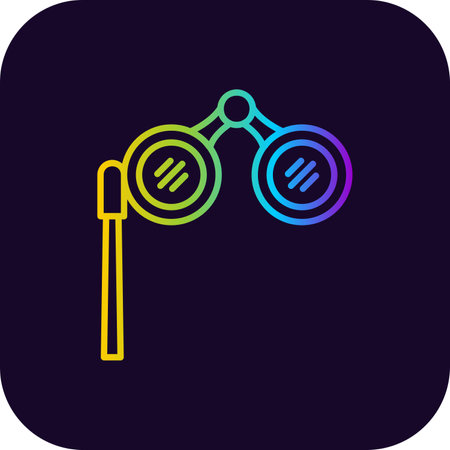 Lorgnette Glasses Iconのイラスト素材