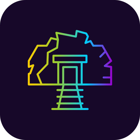 Gold Mine Creative Icons Designのイラスト素材