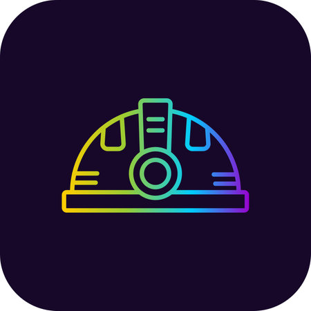 Helmet Creative Icons Designのイラスト素材