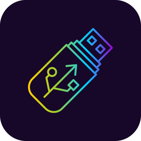Pen Drive Creative Icons Design
