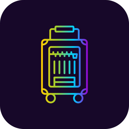 Luggage Creative Icons Designのイラスト素材