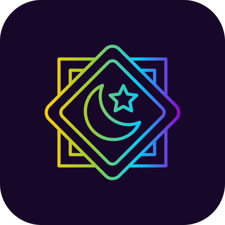 Rub El Hizb Creative Icons Designのイラスト素材