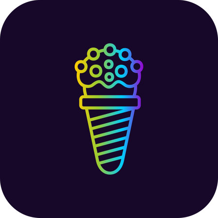 Ice Cream Cone Creative Icons Designのイラスト素材