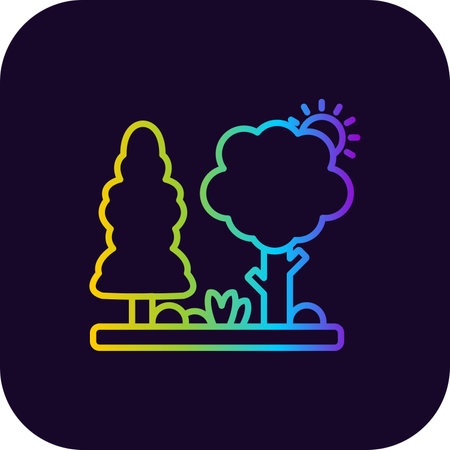 Forest Creative Icons Designのイラスト素材