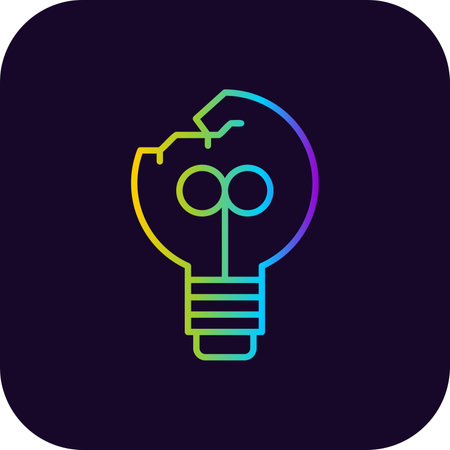 Light Bulb Creative Icons Designのイラスト素材