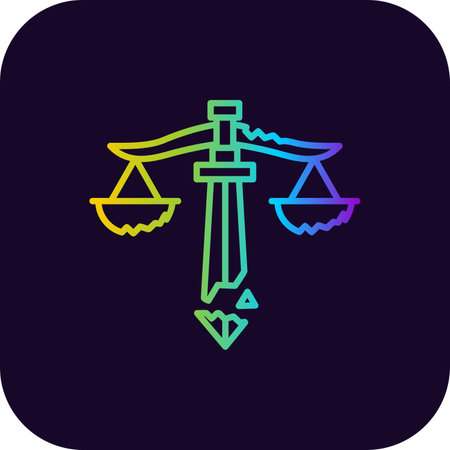 Injustice Creative Icons Designのイラスト素材