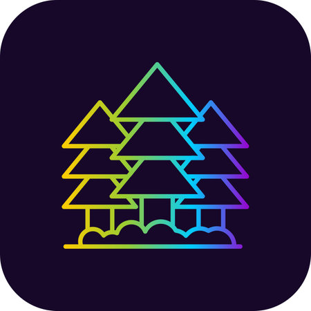 Forest Creative Icons Designのイラスト素材