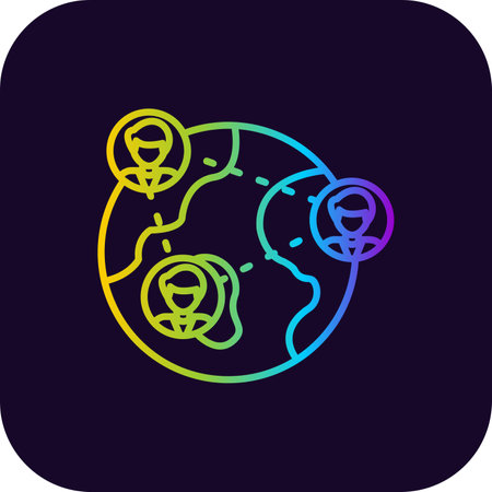 Around The World Creative Icons Designのイラスト素材