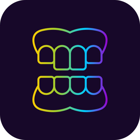 Denture Creative Icons Design