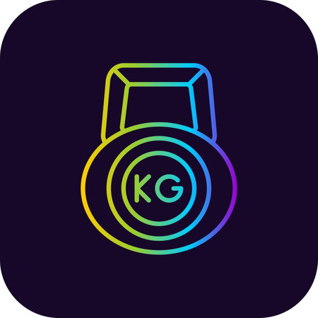 Kettlebell Creative Icons Designのイラスト素材