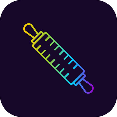 Rolling Pin Creative Icons Designのイラスト素材