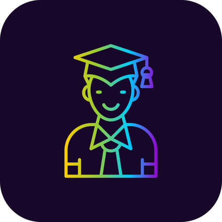 Graduate Creative Icons Designのイラスト素材