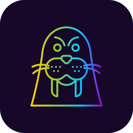 Walrus Iconのイラスト素材