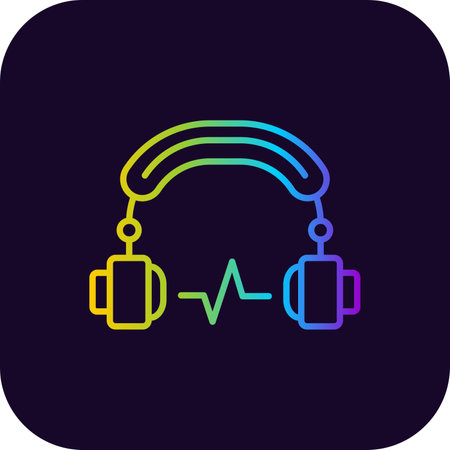 Headphone Creative Icons Designのイラスト素材