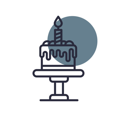 Birthday Cake Creative Icons Designのイラスト素材