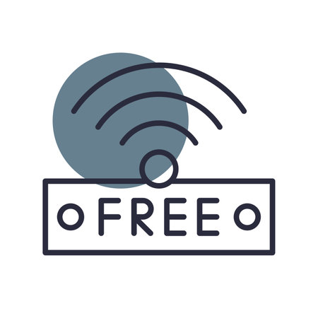 Free Wifi Creative Icons Designのイラスト素材