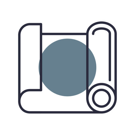 Paper Roll Iconのイラスト素材