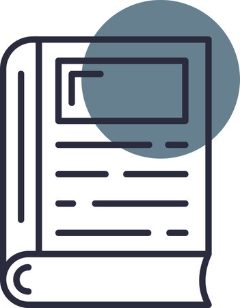 Book Creative Icons Designのイラスト素材