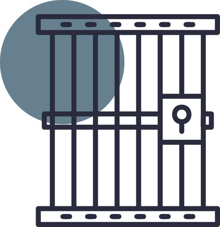 Jail Iconのイラスト素材