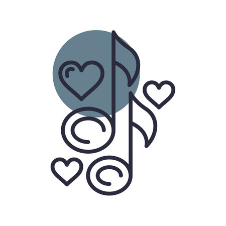 Love Song Iconのイラスト素材