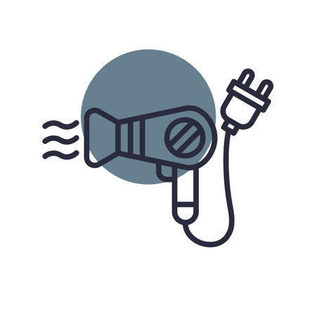 Hairdryer Creative Icons Designのイラスト素材