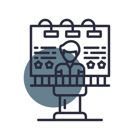 Billboard Creative Icons Designのイラスト素材