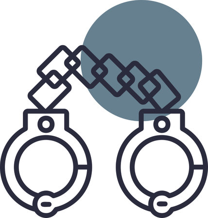 Handcuffs Iconのイラスト素材