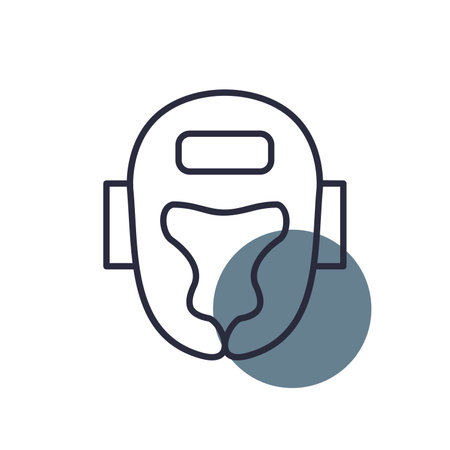 Helmet Creative Icons Designのイラスト素材