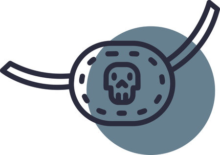 Pirates Patch Iconのイラスト素材