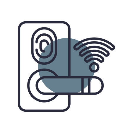 Door Lock Creative Icons Designのイラスト素材