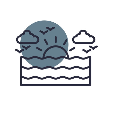 Sea Creative Icons Designのイラスト素材