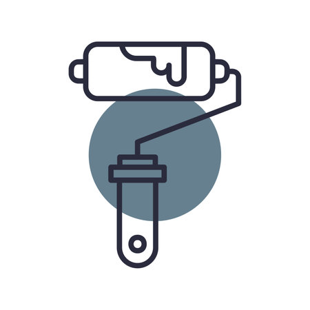 Paint Roller iconのイラスト素材