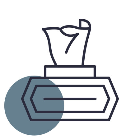 Wet Wipes Iconのイラスト素材
