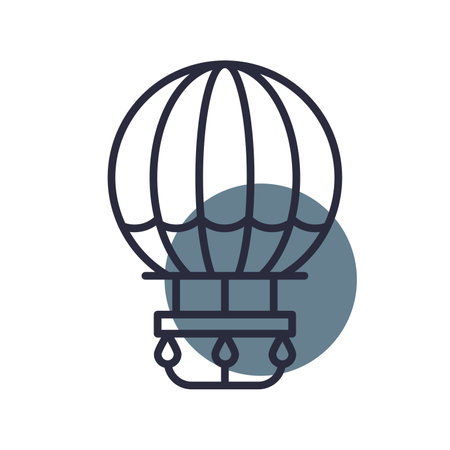 Hot Air Balloon Creative Icons Designのイラスト素材