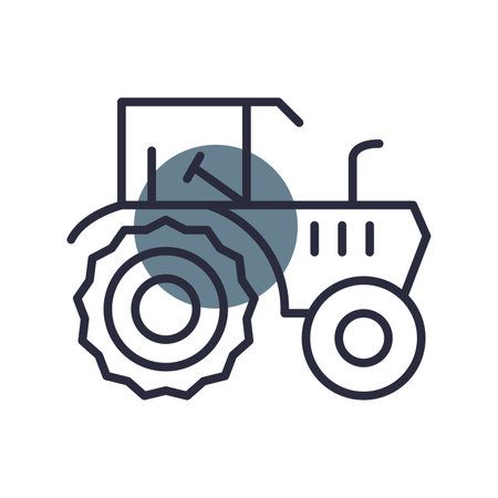 Tractor Iconのイラスト素材