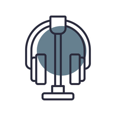 Headphone Creative Icons Designのイラスト素材