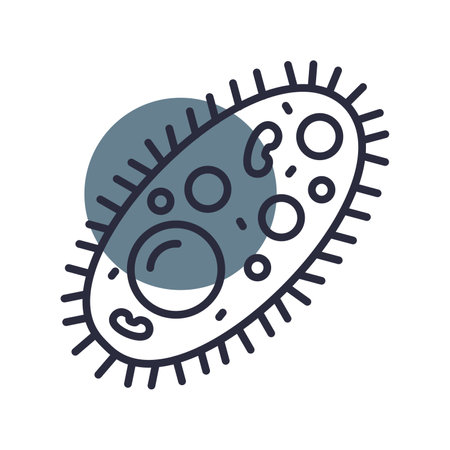 Bacteria Creative Icons Designのイラスト素材