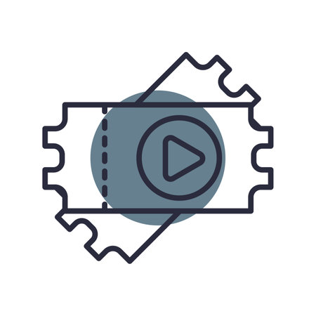 Ticket Creative Icons Designのイラスト素材