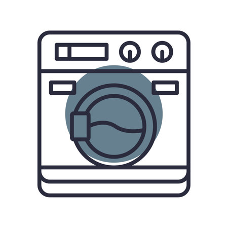 Washing Machine Creative Icons Designのイラスト素材
