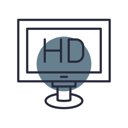 Television Iconのイラスト素材