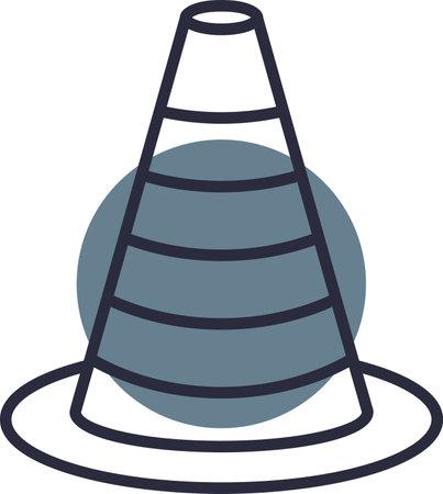 Cone Iconのイラスト素材