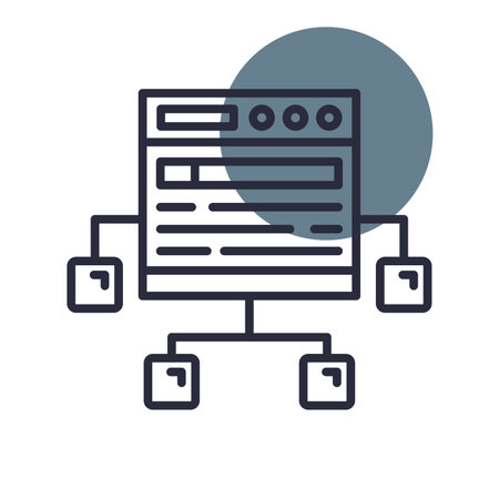 Sitemap Iconのイラスト素材