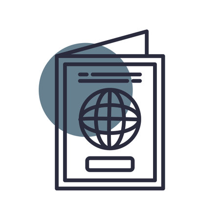 Passport Creative Icons Designのイラスト素材