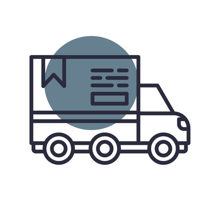Delivery Truck Creative Creative Icons Design Designのイラスト素材