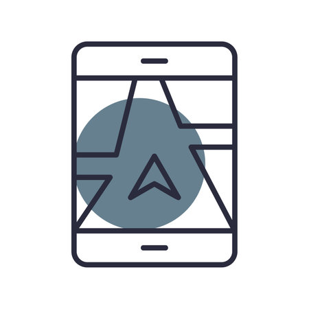 Gps Iconのイラスト素材